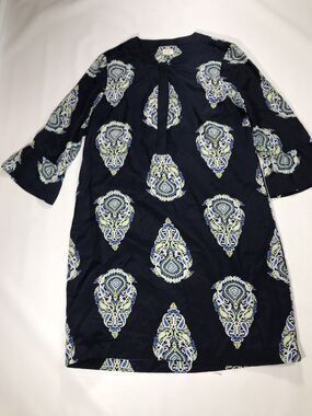 Crown & Ivy Women’s Summer Dress Flora Paisley Short Sleeves Light Weight Size 8